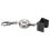 Billardkreidehalter, schwarz, automatisch, 2
