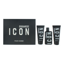 Eau De Parfum, Dsquared 2, For Men, 100 ml + Icon, Shower Gel, All Skin Types, 100 ml + Icon, Moisturizing, After-Shave Balm, 100 ml