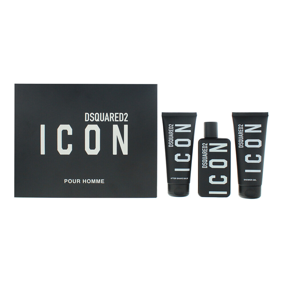 Dsquared2 - Icon Pour Homme Eau de Parfum 100ml Set - Bergamot, Ginger, Sage, Cedarwood - Image 9