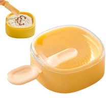 'Handle Molds Stackable Food Molds Multifunctional EasyRemove Kitchen Tools for Snacks, Picnics, Kids' Birthday Parties, Texture Yellow'