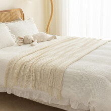 King Bed Runner, Bed Scarf, Light Luxury Bed Linen, C127x260cm/50x102.3in