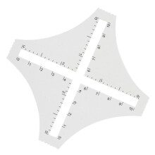 Acrylic Transparent Density Ruler For Quilting And Knitting Lightweight Portable Weaving Calculator Patchwork Tool
