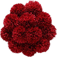 Kunstmatige chrysantenballen, zijden hortensia's voor huisdecoratie, gemakkelijk schoon te maken, bruidsboeket (duurzame zijde, levensechte