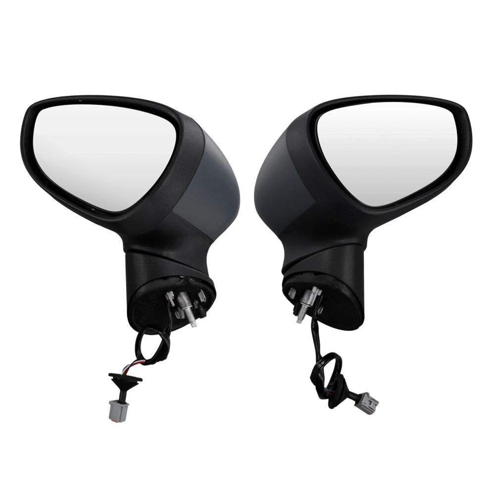 Torribaly 1Pair Car Outside Door Rearview Mirror For Fiesta 2009-2017 Mk7 Mk8 20