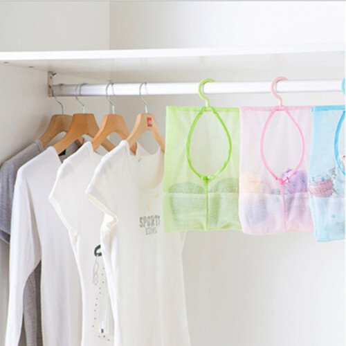 Assorted Colors Mesh Organizer, Durable And Lightweight For Great Clothespins Storage 2
