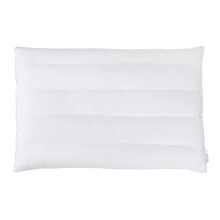 Ultra Thin Pillow, Flat Pillows for Sleeping, Rectangular Design for Abdominal Sleepers, 100% Cotton Fabric with Fiber Filling (Pack of 1)