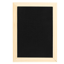 Quadro-negro com moldura de carvalho para parede e mesa, superfície de escrita durável, ecológico, com moldura de madeira, leve e decorativo.