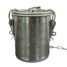 Boule à épices suspendue avec chaînette extensible, infuseur à extraction de saveurs, construction durable et résistante à l'usure, passoire à