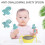 Babylöffel-Gabel-Set, Easy Grip Baby-Besteck-Set, 4