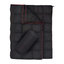 Camping Blankets for Sleeping Wearable Waterproof Portable Outdoor Blanket For Camping Hiking Backpacking Travel Black