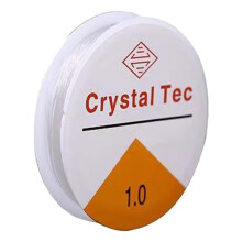 1mm Elastic Jewellery Thread, Crystal Elastic Cord for DIY Bracelets Crafts