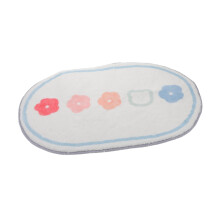 Cartoon Floor Mat Mats Child Indoor Padded Newborn Trendy Bedroom Rug Girls Room Decoration Shower Rug Flower Bath Mat Colourful Bath Mat Polyester