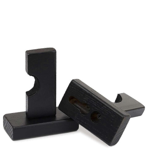 Baseball Bat Wall Mount Holder with Felt Liner &amp; Screws for Secure Display 1