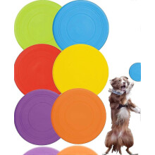 6 Pack 7" Soft Silicone Flying Discs, Flying Disc With Assorted Colors Soft Disc Flying Disc Bulk compatible with Home School