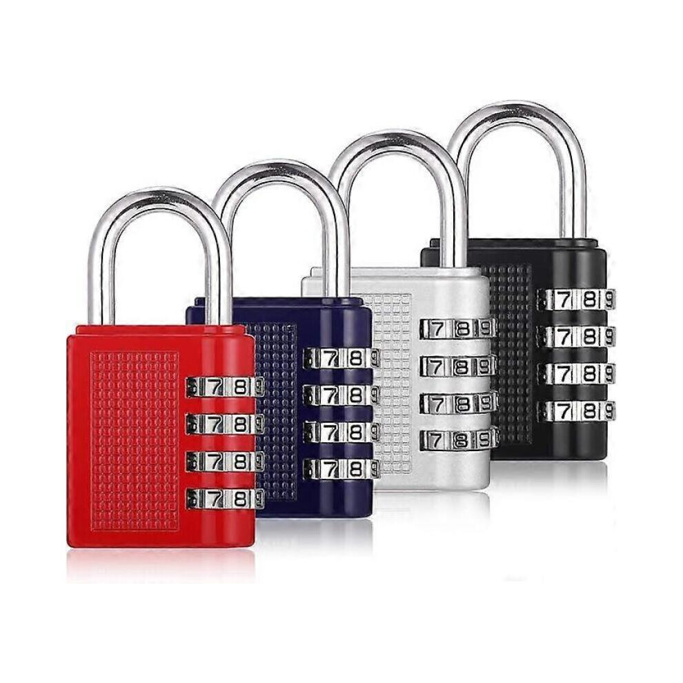 4Pcs Combination Padlock, Heavy Metal Padlock Compatible With Gym Locker, Padlocks With Code, Padlock Compatible With Gym, Padlocks, Locker Padlo 7057162491026