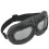 Gray Motorcycle Goggles with Tinted Lens, Sand-Resistant Shield &amp; Adjustable Strap 2