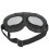 Gray Motorcycle Goggles with Tinted Lens, Sand-Resistant Shield &amp; Adjustable Strap 3
