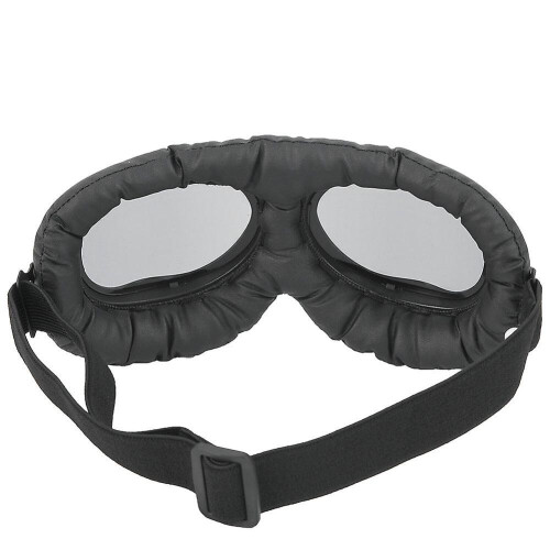 Gray Motorcycle Goggles with Tinted Lens, Sand-Resistant Shield &amp; Adjustable Strap 2