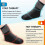 (Large Pack of 1)Achilles Tendonitis Ice Pack Wrap Reusable Gel Cold Therapy Sock 3