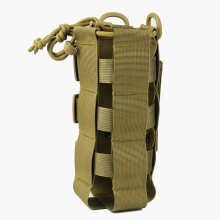 Bolsa tática leve para garrafas de água, com ampla aplicação, feita de nylon durável e de carregamento rápido, com sistema MOLLE militar e