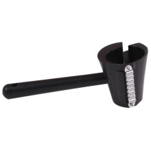Obstreibe, stainless steel spiral funnel, flower spiral cutter, versatile and multifunctional, plate decoration, black