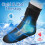 (Large Pack of 1)Achilles Tendonitis Ice Pack Wrap Reusable Gel Cold Therapy Sock 1