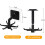 Space-savvy Rotating Hook, 360 Degrees Rotatable Design for Multi-functional Storage, 180 Degrees Vertical Flip, Utility Hooks for Kitchen, Bath, Offi 8