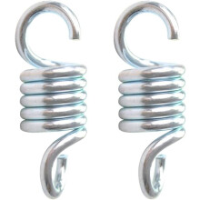2 Pieces Spring Hammock Spring, Hanging Chair Spring Hammock, Rocking Chair Spring(silver)