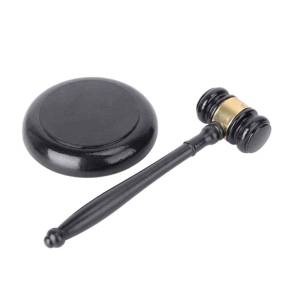 1 Wooden Judge Gavel With Base Auctioneer Hammer For Lawyers And Jurists Durable And Safe Clear For Role Play And Auctions 9001264516239