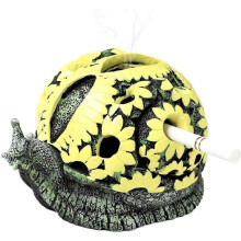 Vintage Schildkröten-Aschenbecher, winddicht, handbemalt aus Kunstharz, exquisite Handwerkskunst, für Zuhause, Büro, Veranda oder Terrasse,