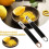 2 Pcs Stainless Steel Lemon Peeler with Hanging Loop Multifunctional Cocktail Tool 4