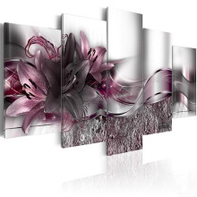 Modern canvas wall art, 5piece set, abstract oil paintings, unframed, home decor