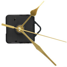 Silent Quartz Clock Movement Kit Torque Long Shaft DIY Wall Clock Mechanism Parts Easy DIY Golden Hands Plastic Aluminum