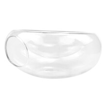 Creative Glass Bowl With Side Opening For Serving Parties Salad Bowl For Club Events Home Dining