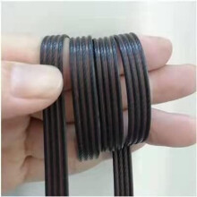 material made of plastic rattan, woven plastic rattan, handwoven  material made of plastic rattan (A)