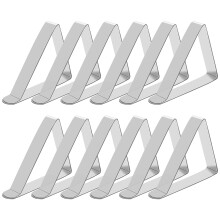 High-quality Stainless Steel Picnic Tablecloth Clips, Easy to Use and Portable, Designed for Outdoor Adventures and Family Gatherings with Rust-proof