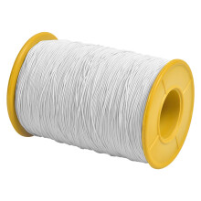Elastic Cord 0.5mm x 380m White Nylon Thread for DIY Jewelry Crafts