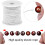 0.8 mm Elastic Thread, 100 m Stretch Cord, Bead Thread, Rubber Cord for DIY Bracelets (White) 2