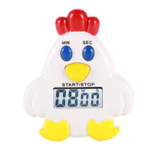Dispozitiv electronic de reamintire cu design drăguț cu animale de desene animate, cronometru digital de gătit cu afișaj LCD pe ecran mare, spate