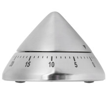 Cronometru de bucătărie cu cadran manual, ceas cu numărătoare inversă și design mecanic pentru alarmă puternică, oțel inoxidabil, cel mai