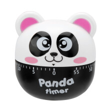Temporizator mecanic fermecător, design mini cu panda din desene animate, ustensilă de bucătărie ideală pentru economisirea energiei și