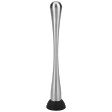 Professional Bar Tools Mojito Masher, Stainless Steel Muddler With Ergonomic Handle, Dishwasher Safe Fruit Mixer For Cocktail Mixology And Multipurpos
