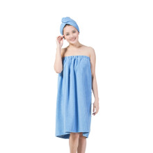 Touca de Banho Feminina Spa, Leve e em Microfibra com Tecido Atoalhado Ultra-absorvente, Instruções de Fácil Cuidado para Secagem Rápida,
