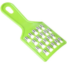 Grater Household Cheese Shredder, Potato Vegetable Shredder, Lemon Grater Grater for Kitchen 17x6.8cm Green