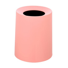 Indoor Trash Can Round With DoubleBucket Design Integrated Handle BShaped Compost Bin For Kitchen Bathroom Living Room