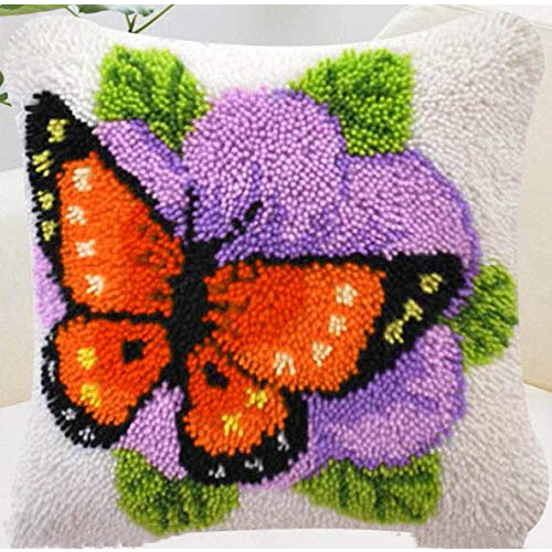 3D Cushion Latch Hook Embroidery Set DIY Cushion Material Package