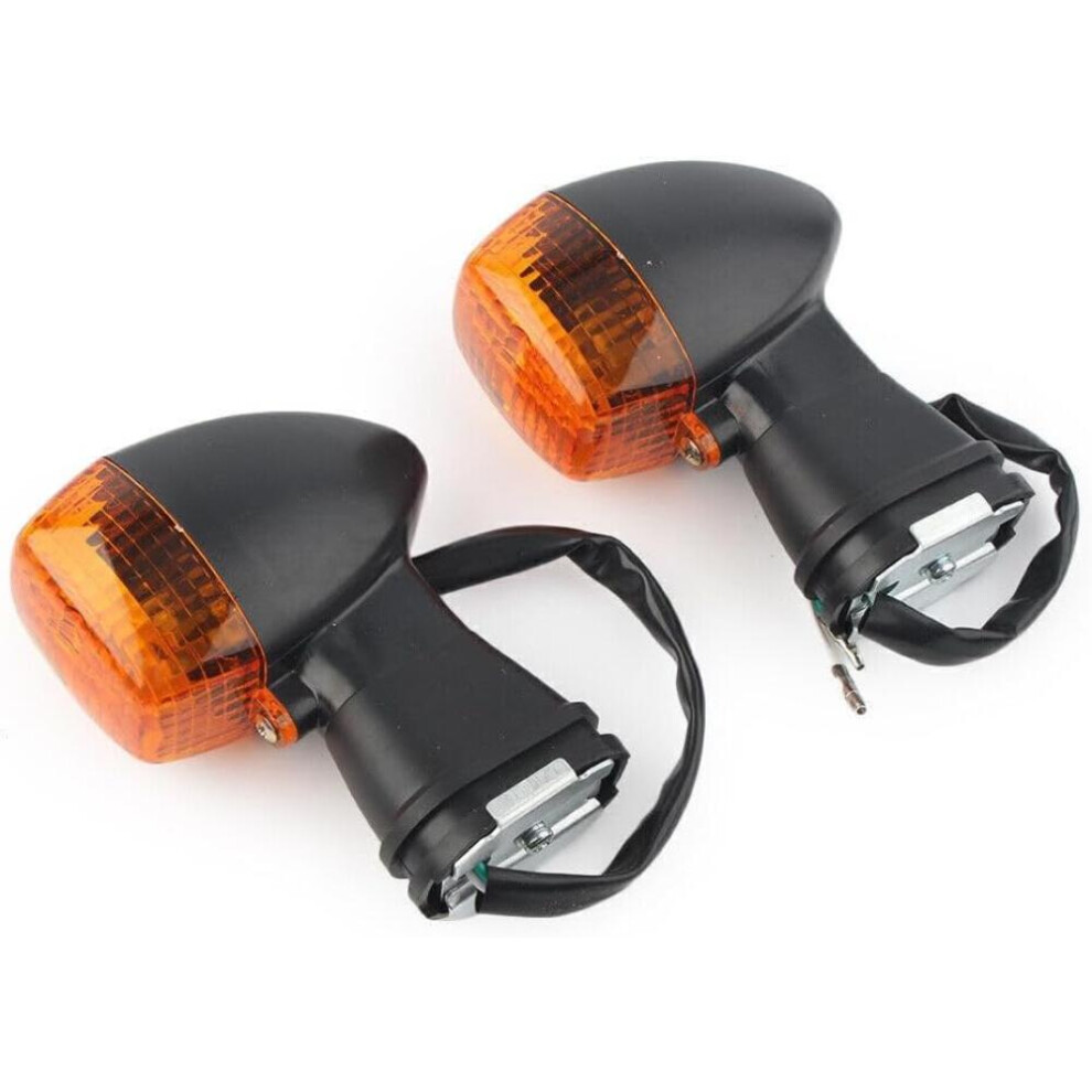 Motorcycle Turn Signal Indicator Lamp Compatible With Zx-6 Zx6r Zx6rr Zx-7 Zx7r Zx7rr Zx9r Zx10r Zx12r Amber 7057162494416