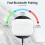 Compatible with AirPods Pro 2nd Charging Case,Wireless Charging Case Replacement for AirPod Pro Case,Support for Bluetooth Sync Button 4