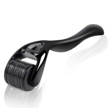 Dermaroller, Bartroller 0,5 mm, Microneedling-Roller für Gesicht und Körper, Nadelroller für Bartwuchs, Fa