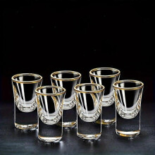 6pcs, 15ml/0.5oz Mini Shot Glasses compatible with Bar, Pub, Club, Restaurant, and Home Use - Perfect compatible with Enjoying Your Favorite Drin